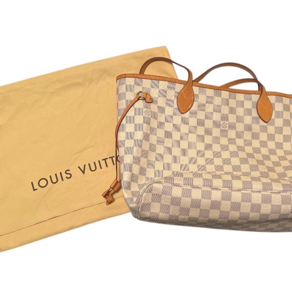 Louis Vuitton Damier Azur Neverfull MM Tote Medium